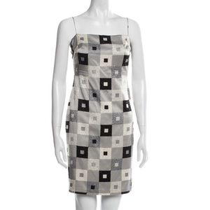 Laundry by Shelli Segal Checkerboard Y2K Dress